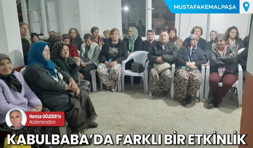 Kabulbaba'da Farklı Bir Etkinlik