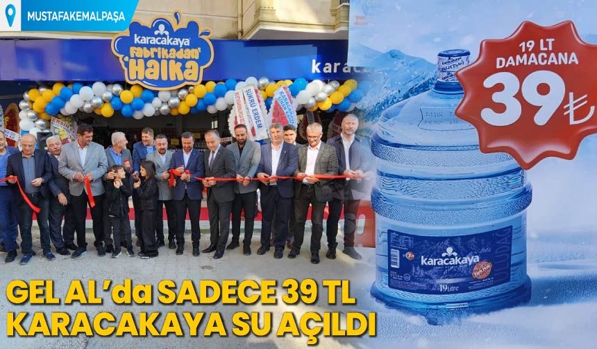 Karacakaya Su Açıldı