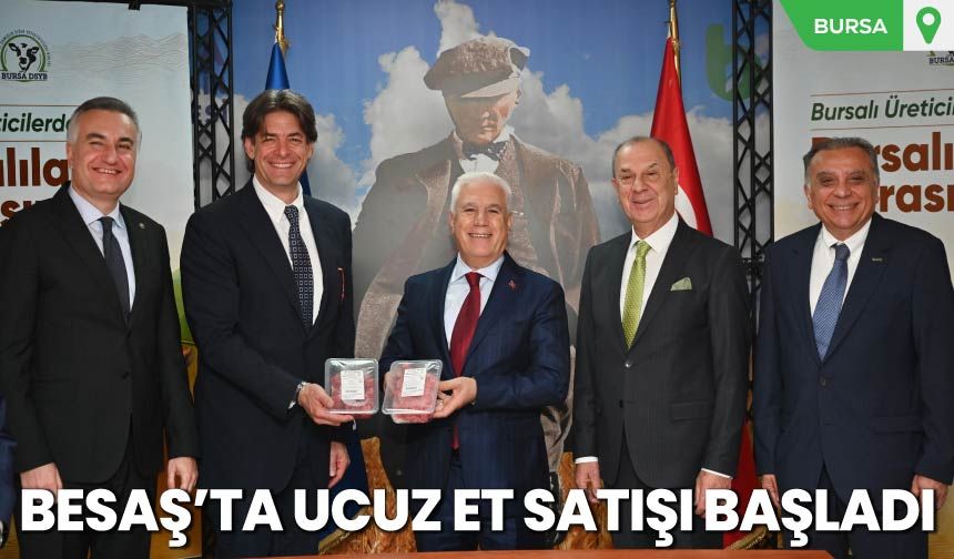 BESAŞ'ta Ucuz Et Satışı Başladı