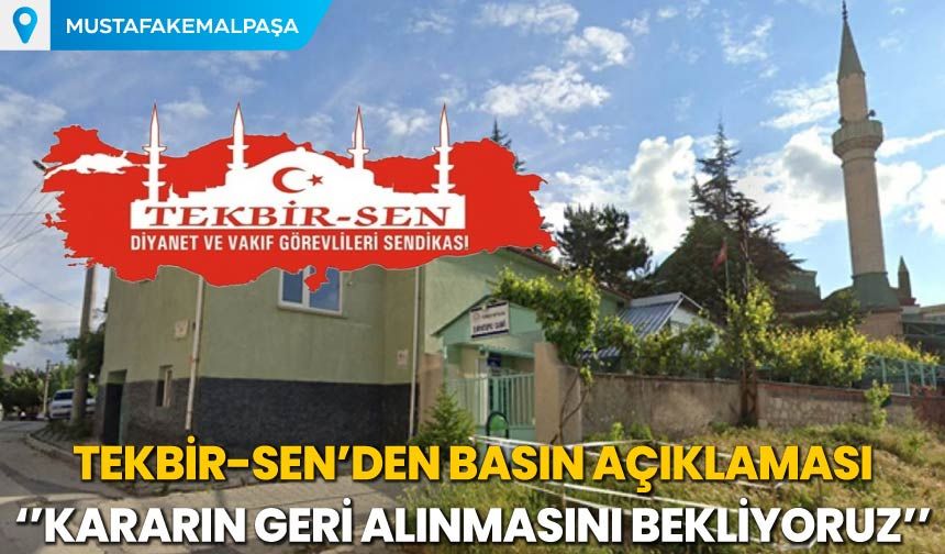 Kararın Geri Alınmasını Bekliyoruz