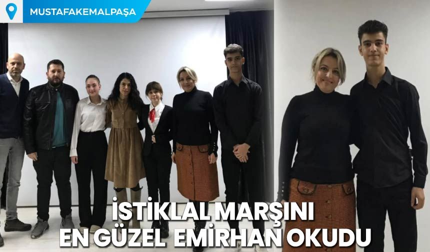 İstiklâl Marşı'nı En Güzel Emirhan Okudu