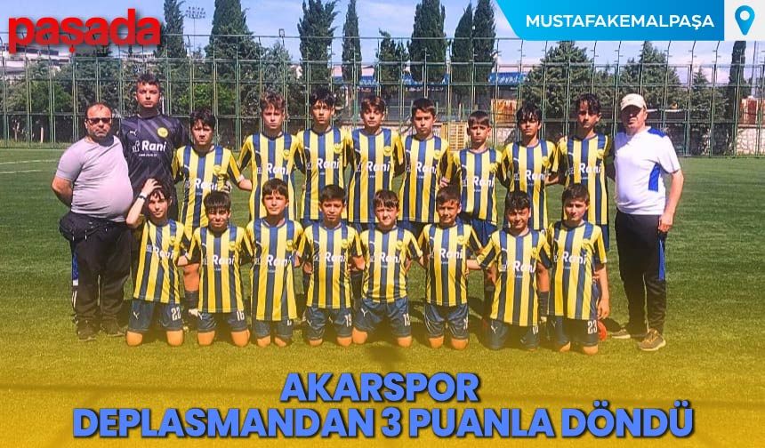 Akarspor Deplasmandan 3 Puanla Döndü
