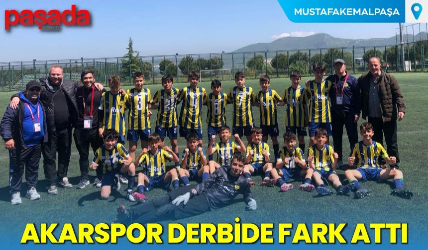 Akarspor Derbide Fark Attı