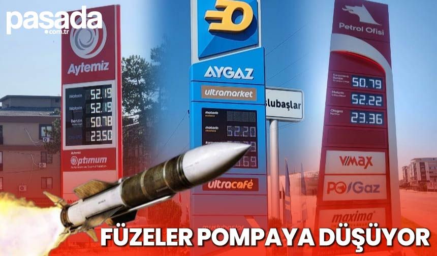 Füzeler Pompaya Düşüyor