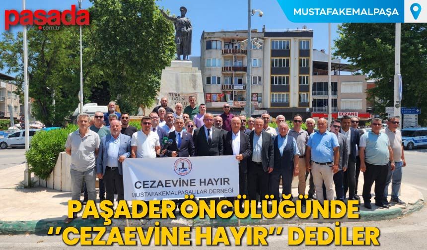 Paşader Öncülüğünde ''Cezaevine Hayır''Dediler