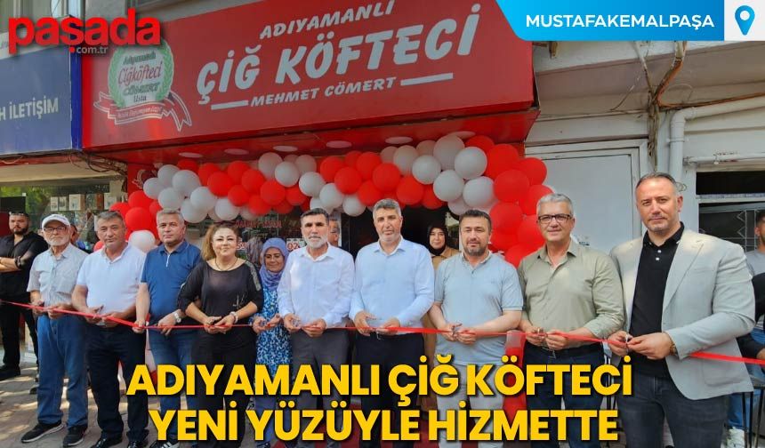 Adıyamanlı Çiğ Köfteci Yeni Yüzüyle Hizmetinizde