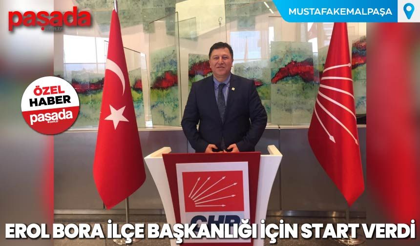Erol Bora İlçe Başkanlığı İçin Start Verdi