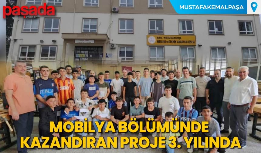 Mobilya Bölümünde Kazandıran Proje 3. Yılında