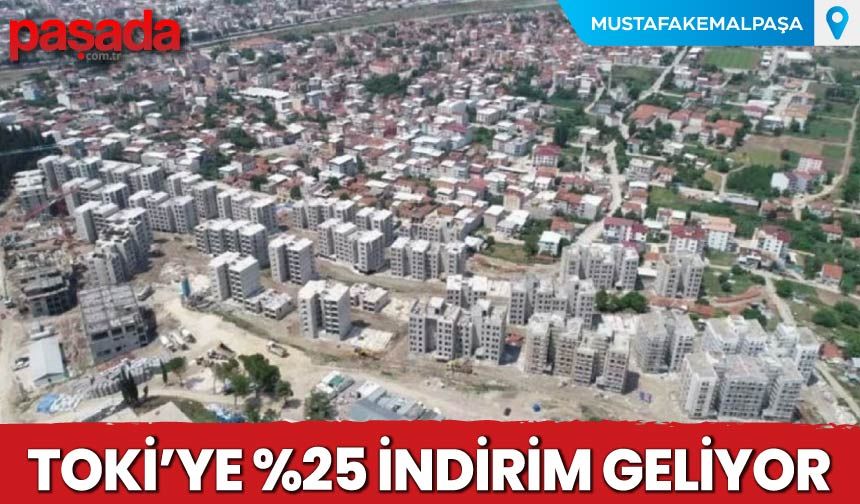 TOKİ'ye %25 İndirim Geliyor