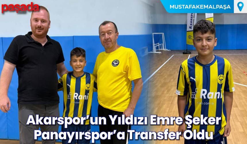 Akarspor’un Yıldızı Emre Şeker, Panayırspor’a Transfer Oldu
