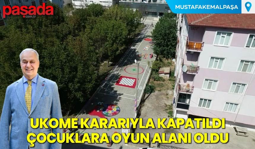 UKOME Kararıyla Kapatıldı, Çocuklara Oyun Alanı Oldu