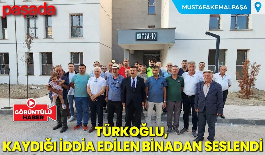 Türkoğlu, Kaydığı İddia Edilen Binadan Seslendi