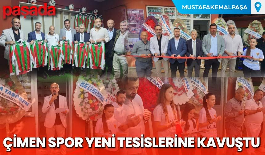 Çimen Spor Yeni Tesislerine Kavuştu