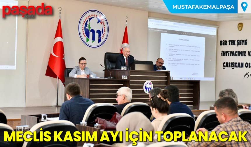 Meclis Kasım Ayı İçin Toplanacak