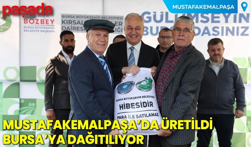 Mustafakemalpaşa'da Üretildi, Bursa'ya Dağıtılıyor