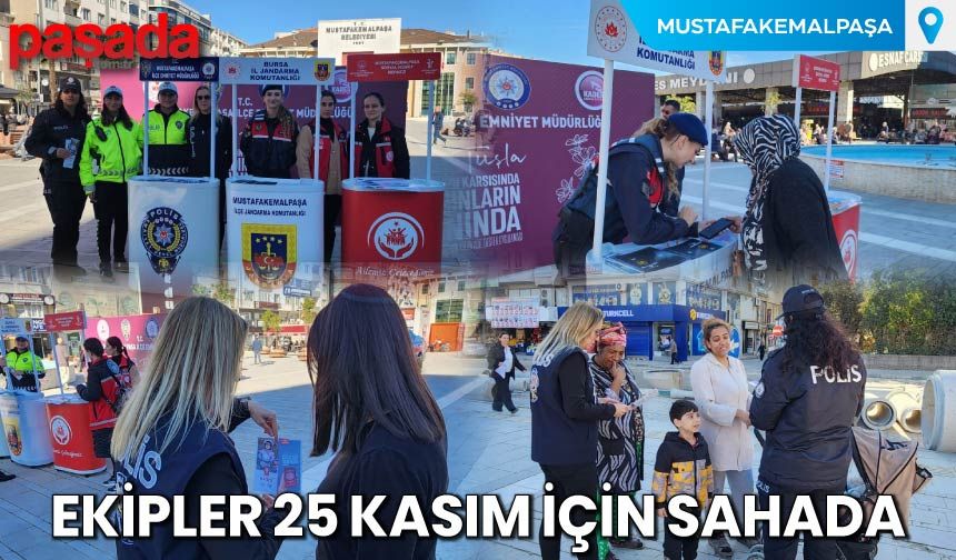 Ekipler 25 Kasım İçin Sahada