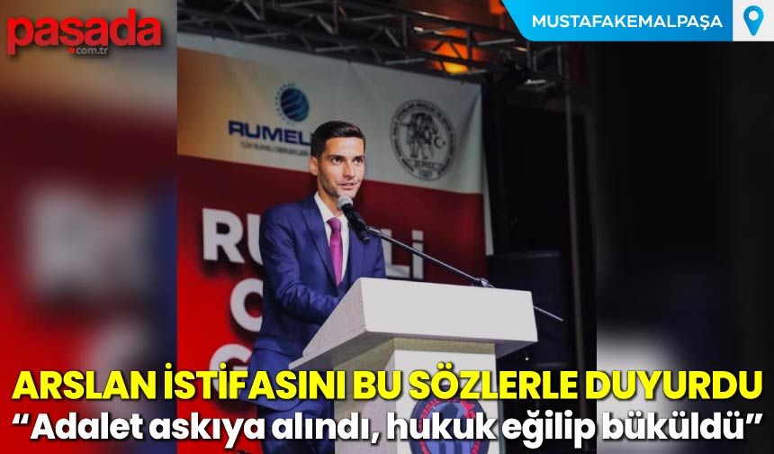 Arslan''Adalet askıya alındı, hukuk eğilip büküldü”