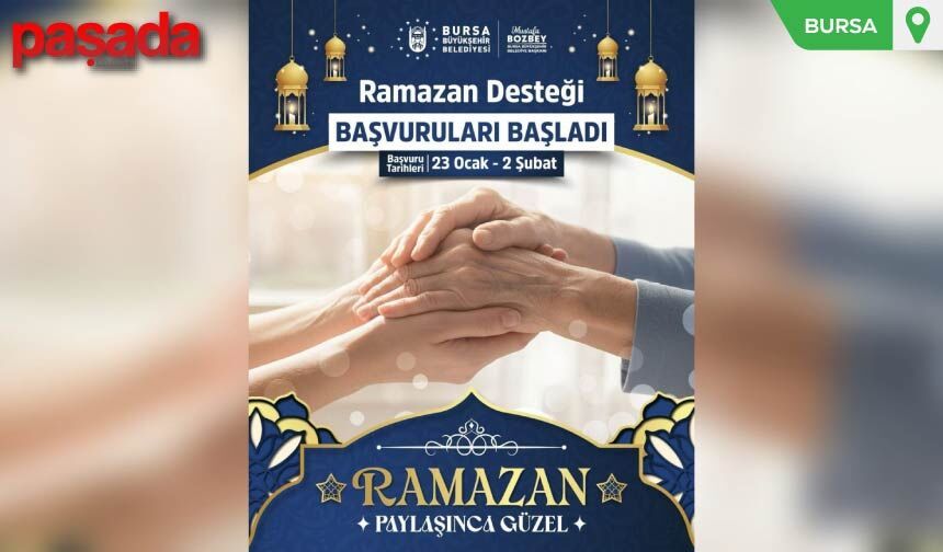 Bursa Büyükşehir’den ‘Ramazan Desteği’