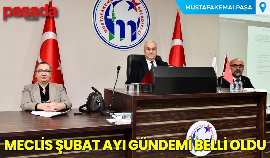 Meclis Şubat Ayı Gündemi Belli Oldu