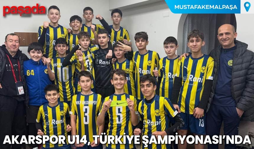 Akarspor U14, Türkiye Şampiyonası'nda