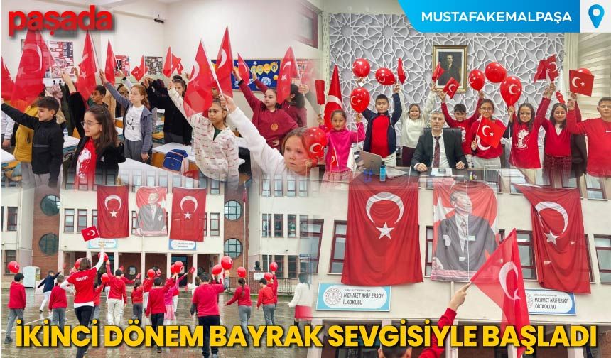 İkinci Dönem Bayrak Sevgisiyle Başladı
