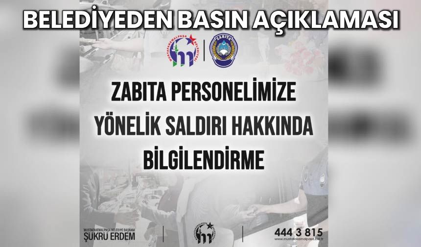 Belediyeden Basın Açıklaması
