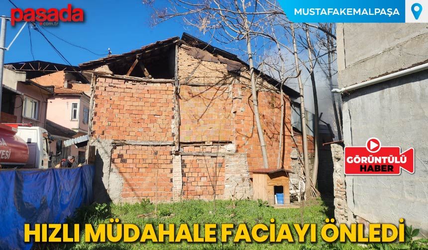 Hızlı Müdahale Faciayı Önledi