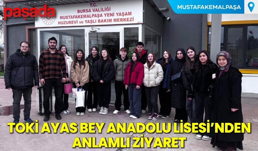 TOKİ Ayas Bey Anadolu Lisesi’nden Anlamlı Ziyaret