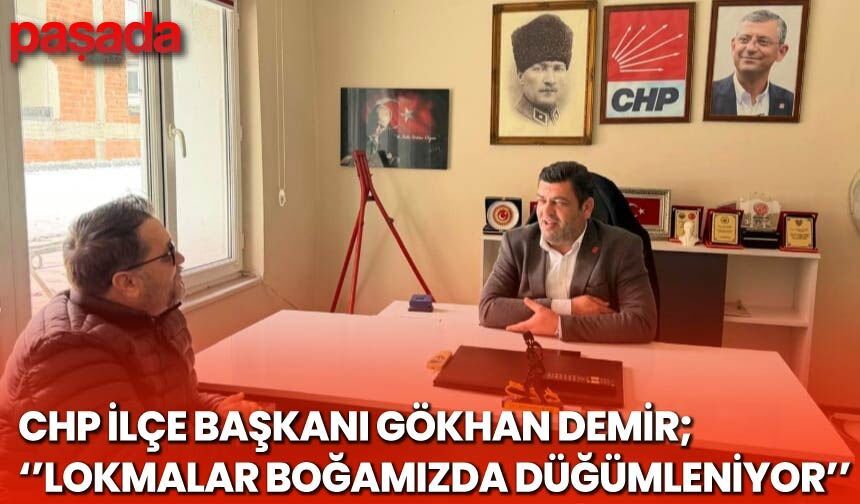 Başkan Demir'' Lokmalar Boğazımda Düğümleniyor''