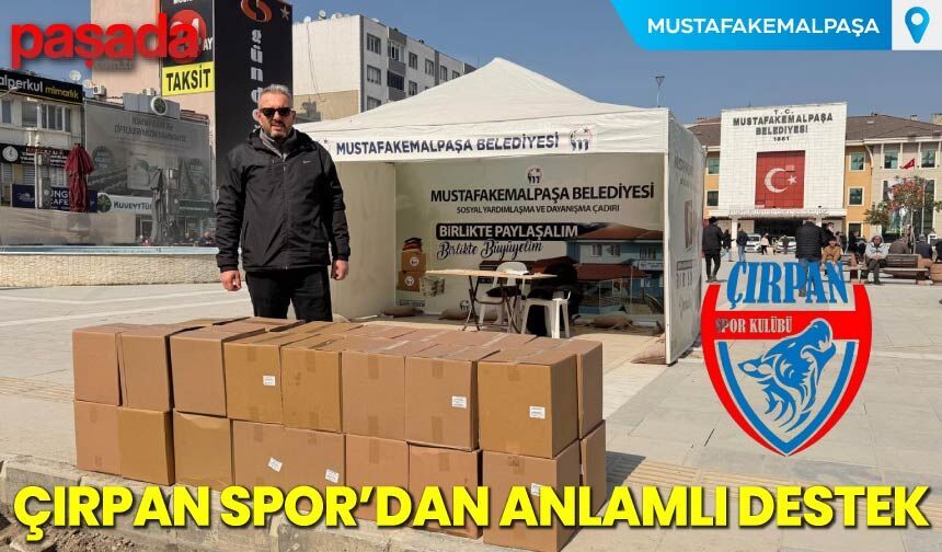 Çırpan Spor'dan Anlamlı Destek