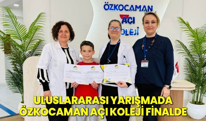 Uluslararası Yarışmada Özkocaman Açı Koleji Finalde