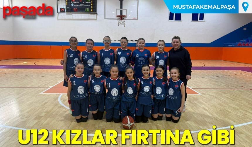 U12 Kızlar Fırtına Gibi