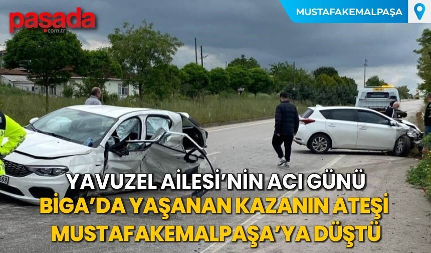 Biga'da Yaşanan Kazanın Ateşi İlçeye Düştü