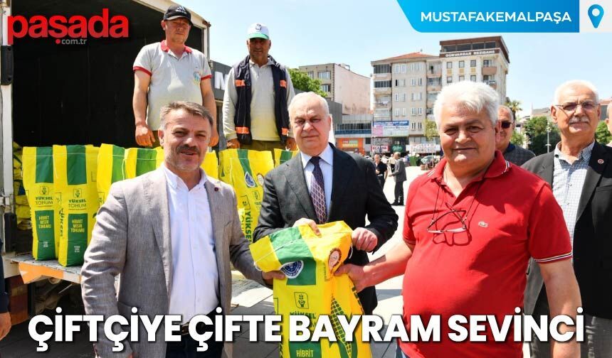 Çiftçiye Çifte Bayram Sevinci