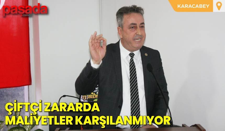 ''Çiftçi Zararda, Malşyetler Karşılanmıyor''