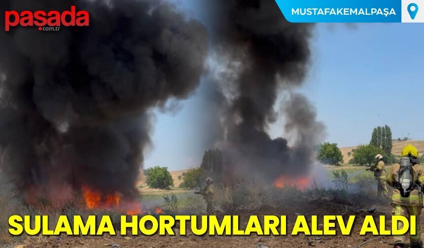 Sulama Hortumları Alev Aldı
