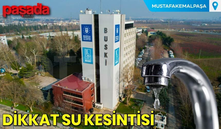Dikkat Su Kesintisi