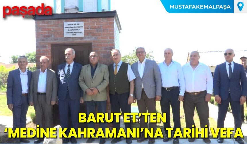 Barut ET'ten ''Medine Kahramanı''na Tarihi Vefa