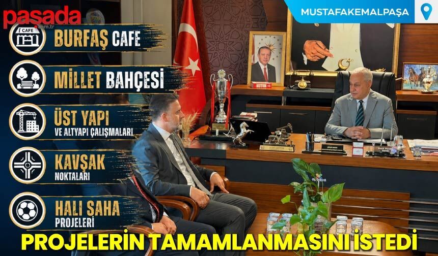 Erdem, Projelerin Tamamlanmasını İstedi