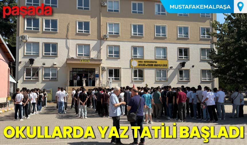Okullarda Yaz Tatili Başladı