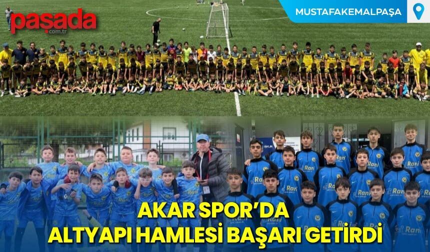 Akar Spor'un Altyapı  Hamlesi Başarı Getirdi