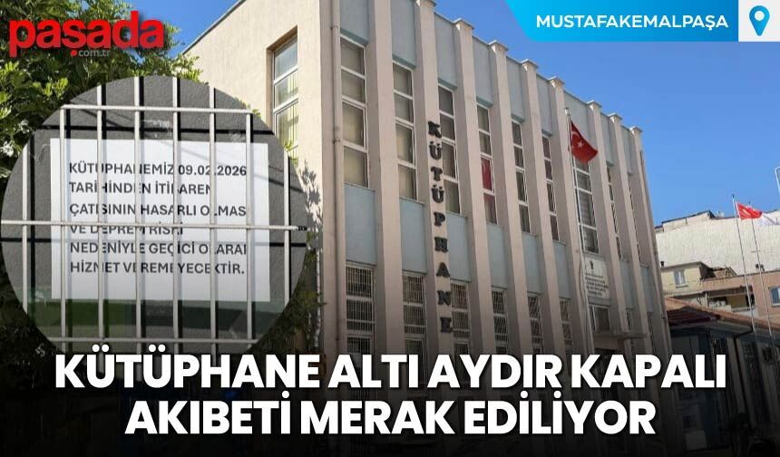 Kütüphane 6 Aydır Kapalı, Akıbeti Merak Ediliyor