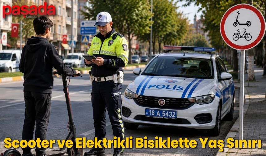 Scooter ve Elektrikli Bisiklette Yaş Sınırı