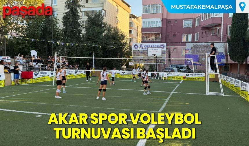 Akar Spor Voleybol Turnuvası Başladı