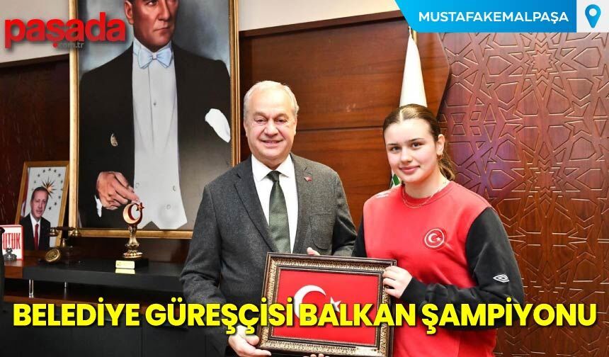Belediye Güreşçisi Balkan Şampiyonu