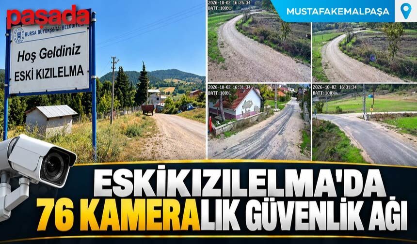Eski Kızılelmada 76 Kameralık Güvenlik Ağı