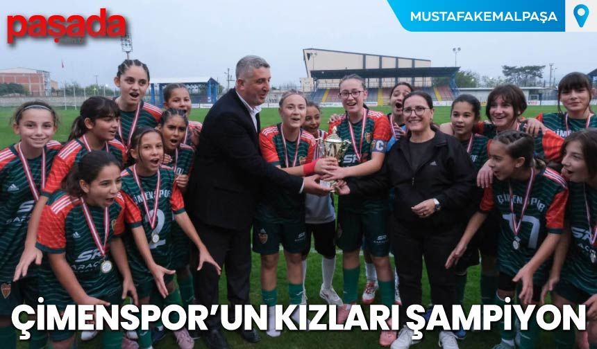 Çimenspor'un Kızları Şampiyon
