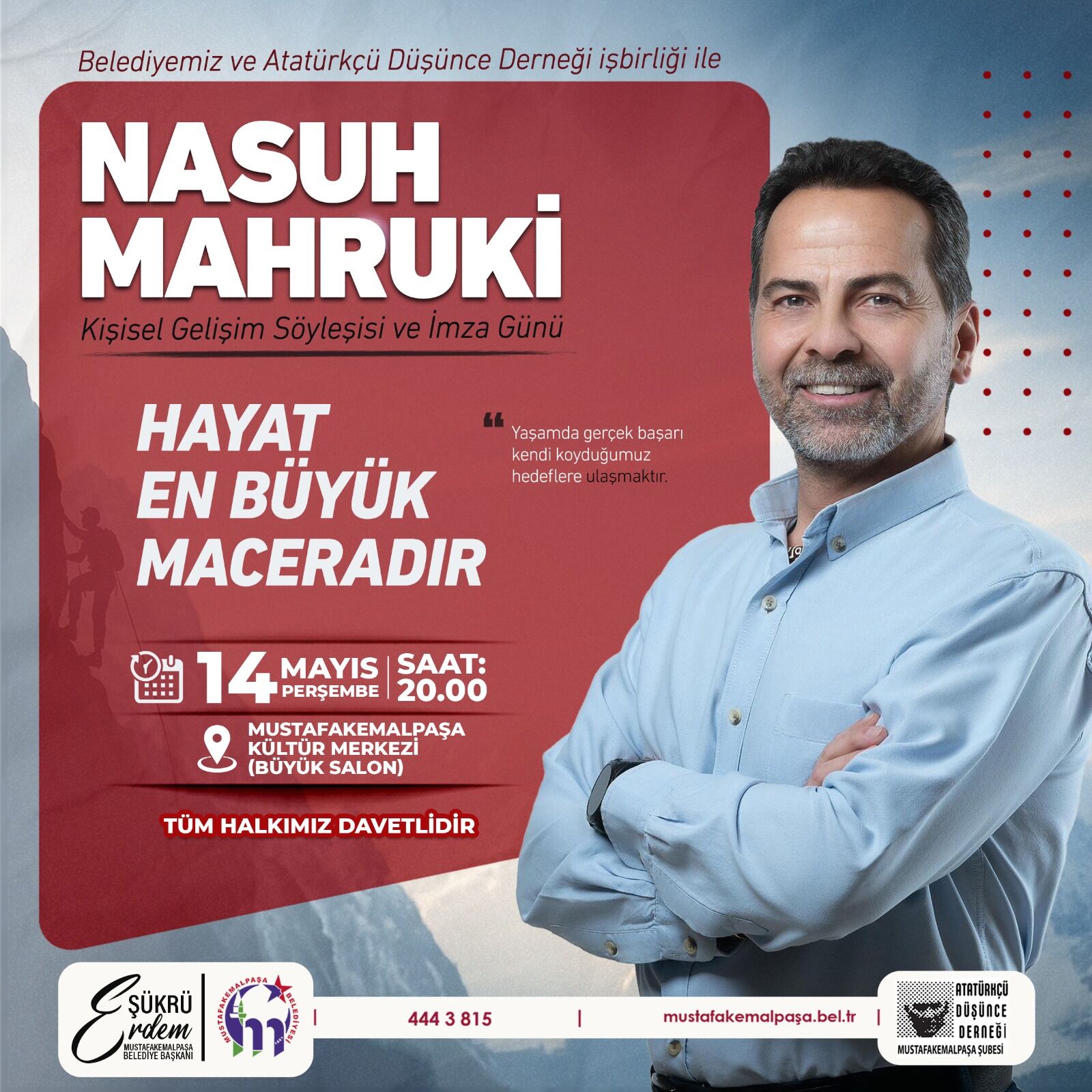 Nasuh Mahruki̇ Mustafakemalpaşa’da