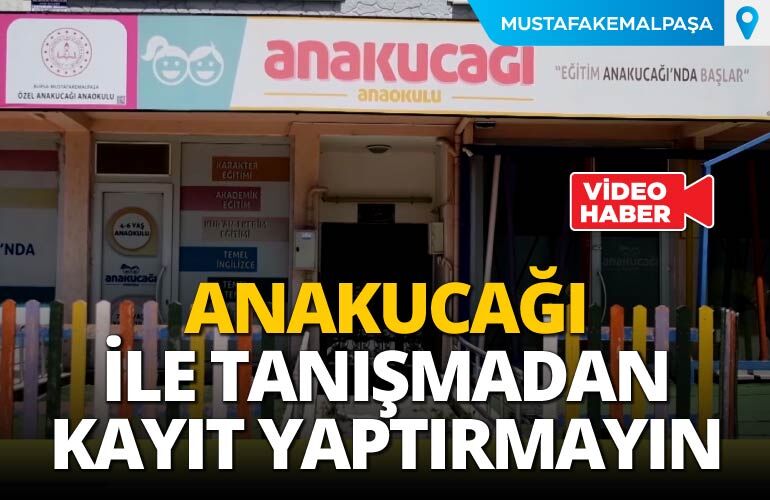 Anakucağı ile tanışmadan kayıt yaptırmayın