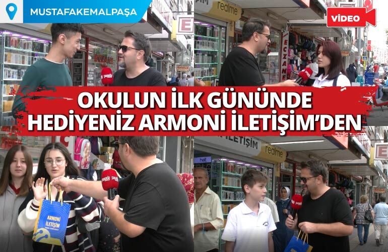 Okulun İlk Gününde Hediyeniz Armoni İletişim'den